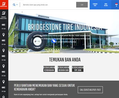 Portofolio Client Website Bridgestone